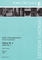 Waltz No. 2 piano sheet music cover